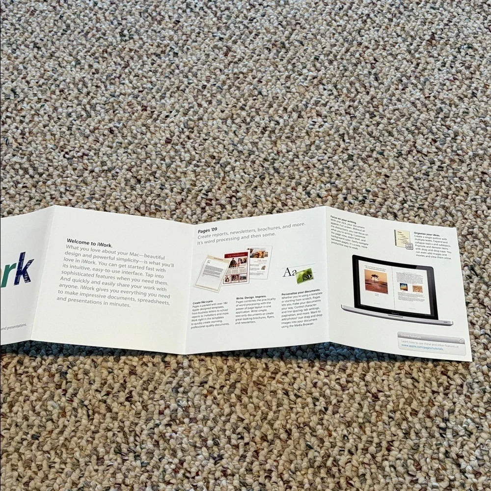 Apple iWork 09 CD for MacBooks